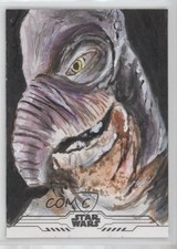 Marketplace image: 2021 Topps Chrome Star Wars Legacy Art Cards 1/1 Solly Mohamed Auto Sketch 1d0h