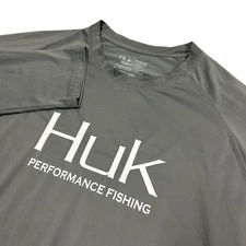 HUK Fishing Shirt Mens XL Pursuit Vented Long Sleeve Performance Stretch UPF