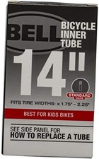 Standard Bicycle Inner Tubes 14"x1.75-2.25" Schrader Valve