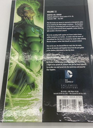 Green Lantern Wanted: Hal Jordan Eaglemoss Collection Vol 72 DC Graphic Novel HC - Picture 2 of 4