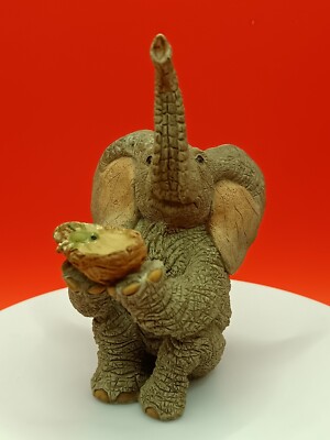 Pfotenabdrücke Elefant ''William'' Figur 9 cm groß Jahr 1998
