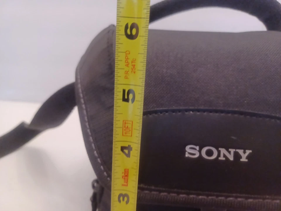SONY мягкая сторона камеры переноски чехол модель LCS-U11 б/у черный 7 «x 6» X 5» - Изображение 2 из 4