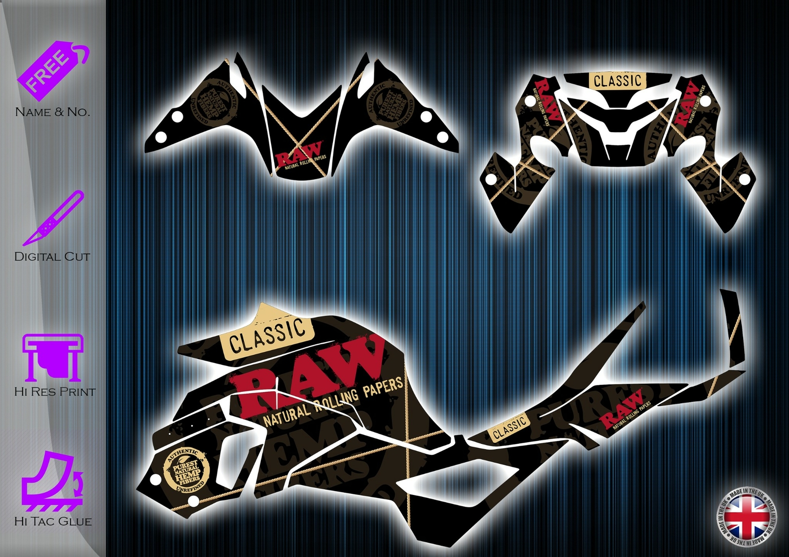 HONDA MSX 125 STICKERS - MSX GRAPHICS KIT - MSX DECALS - GROM GRAPHICS KIT
