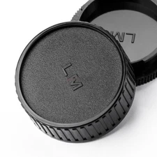 Camera Front Body Cap + Rear Lens Cap for Leica LM VM ZM M Mount System MP M-D