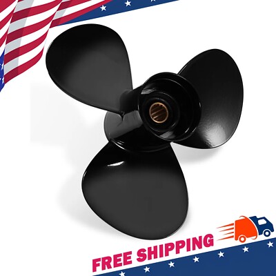 Prop 11 3/8 x 14 Aluminum Outboard Propeller fit Evinrude 40HP 50HP 13 Spline RH