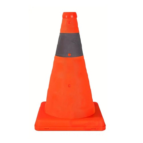 Folding Traffic Road Cone Telescopic Reflective Tape Warning Sign Safety Witches - Picture 18 of 25