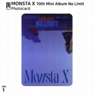 MONSTA X 10th Mini Album No Limit Official Photocard Photo Card