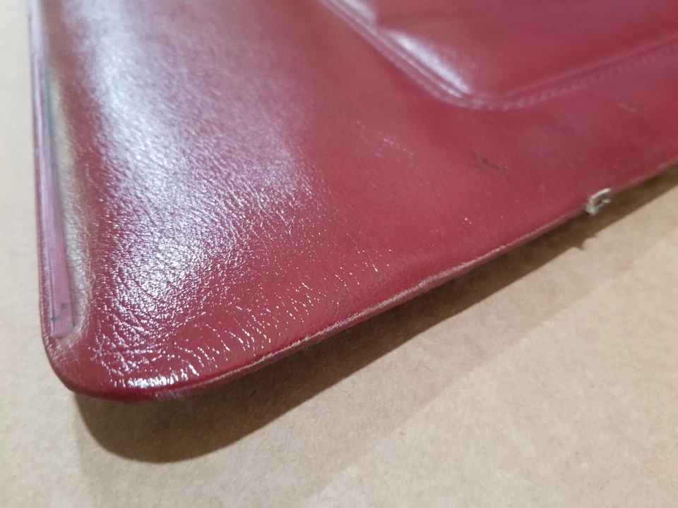 Оригинальные заводские гранатово-красные внутренние дверные панели 82-86 Jeep CJ7 - Изображение 3 из 4