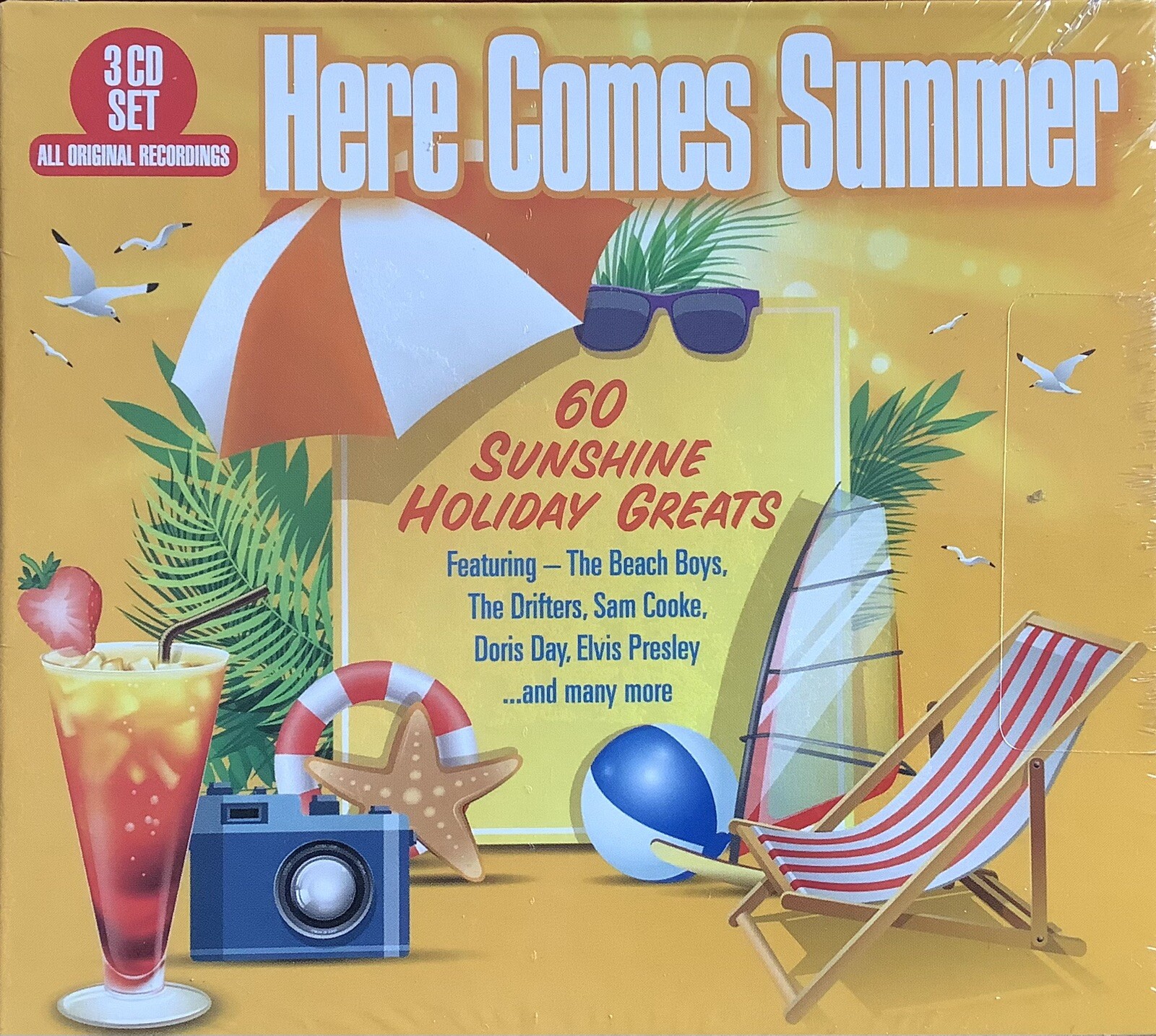VARIOUS ARTISTS: Here Comes Summer, 60 Sunshine Greats - 3CD: BRAND NEW/SEALED