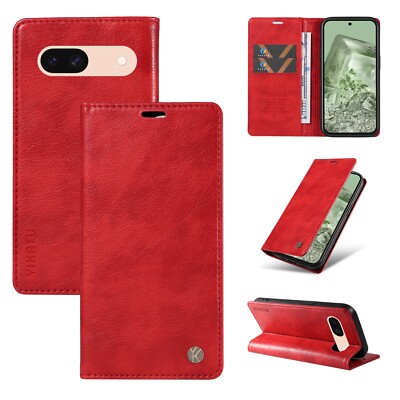 For Google Pixel 9 Pro XL 9 8A 7 Pro 6 Pro Wallet Leather Dustproof Phone Case