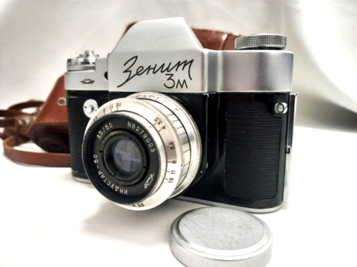 Zenit 3M Vintage SLR Camera Soviet 35mm Camera 60s Made in USSR Lens Industar 50 - Picture 1 of 14