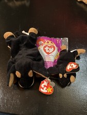 Doby Beanie Baby 1996 PVC and Teenie Beanie Baby.