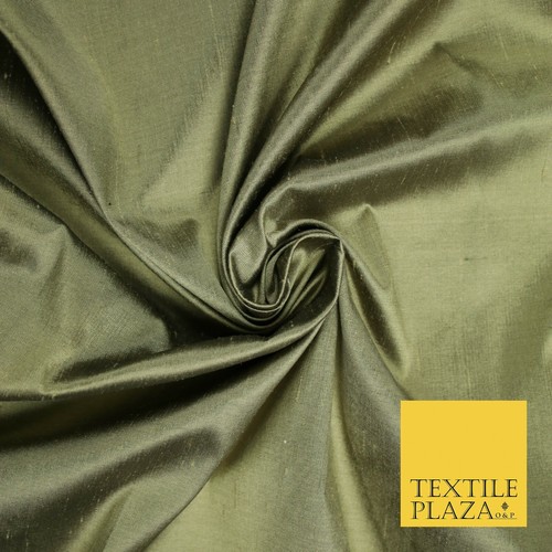 Luxury 100% PURE Plain Dupion Raw Silk Handloom Dress Fabric OVER 55 COLOURS - Picture 45 of 57