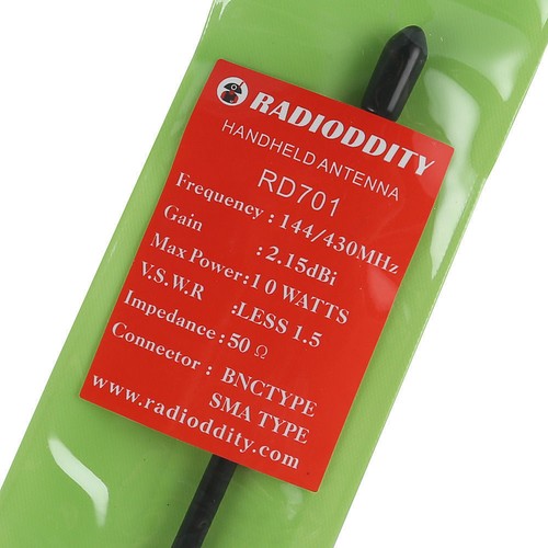 Radioddity RD-701 136-174/400-520 SMA-F Antenna for Baofeng GT-3 5R 82 TYT 8000E - Zdjęcie 3 z 7