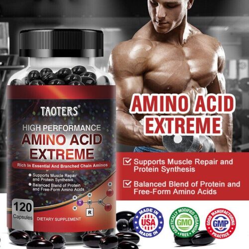 Amino Acid Blend Supports Muscle Repair and Protein Synthesis - Non-GMO - Afbeelding 1 van 10