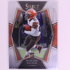 2021 Select Football NFL Premier Level Demetric Felton RC #197 Browns