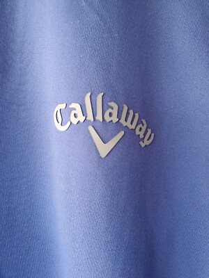 Vêtements de golf homme - Callaway - Pull merino windstopper logote 1/2 zip