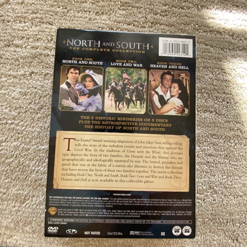 North and South CIVIL WAR Complete Collection 2004, 5-Disc DVD Set USED 1212 Min - Bild 2 von 6
