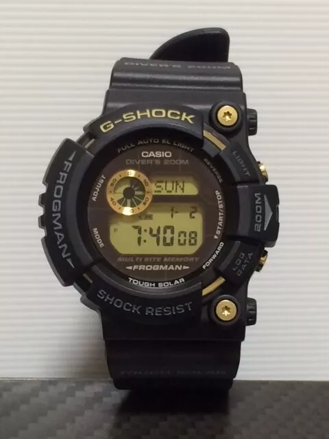 CASIO G-SHOCK 25th Dawn black FROGMAN iveyartistry.com