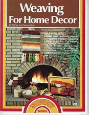 Weaving for Home Decor Hanging Wall Art Vintage Craft Book Beginner Instructions