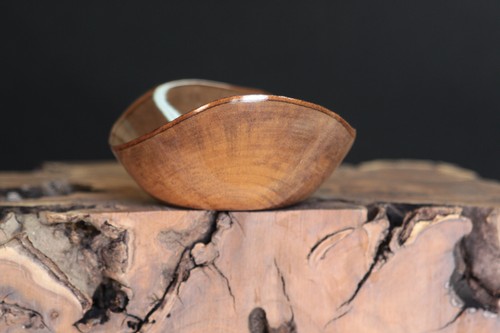 Bay Wood, Wooden bowl., hand made, lathe turned, wood. - 第 6/6 張圖片