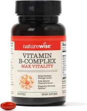 Complejo de Vitamina B para Mujer Y Hombre con Biotina B1 B2 B3 B6 B12 60uds