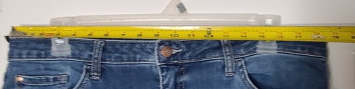 Riders blue denim spandex stretch multi pockets mid rise straight leg jeans 18P - Picture 8 of 15