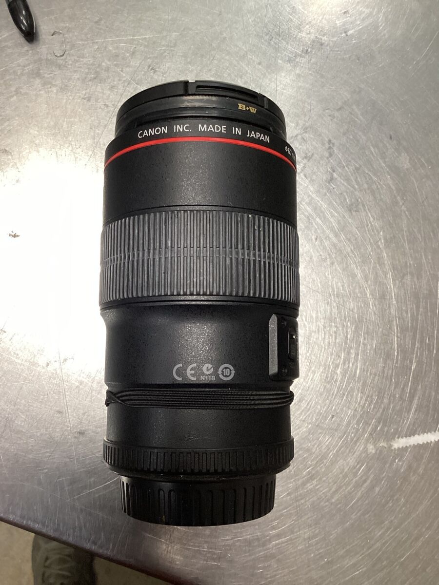 Canon Auto & Manual Focus Camera Lenses Black EF 100mm f/2.8 Canon Auto & Manual Focus Camera Lenses Black EF 100mm f/2.8