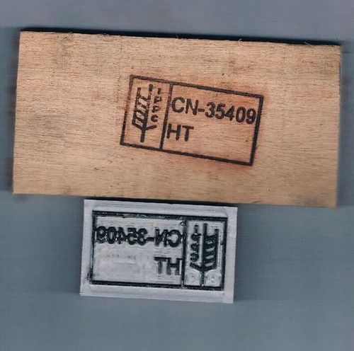 Räucherholzprodukte Brandingmaschine Holzplatte Markierung IPPC Lötkolben - Bild 8 von 12