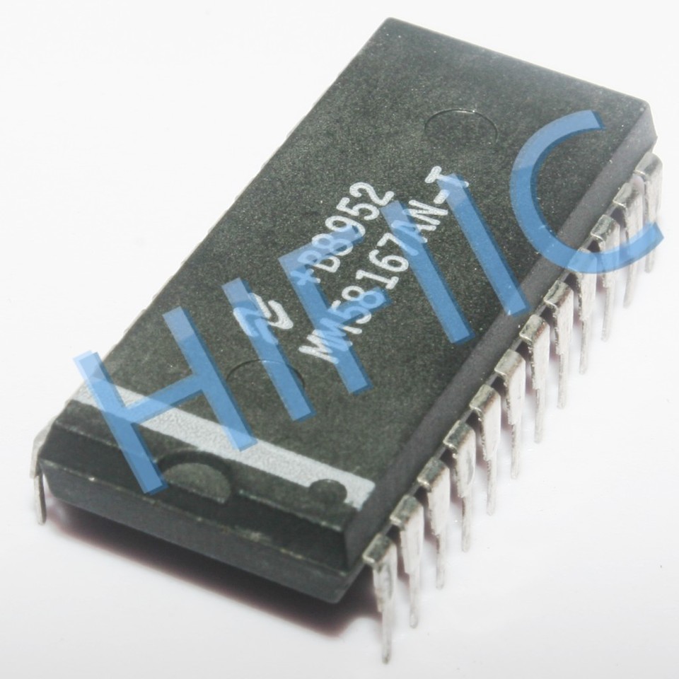 1PCS MM58167AN-T MM58167AN Microprocessor Real Time Clock DIP24 | eBay