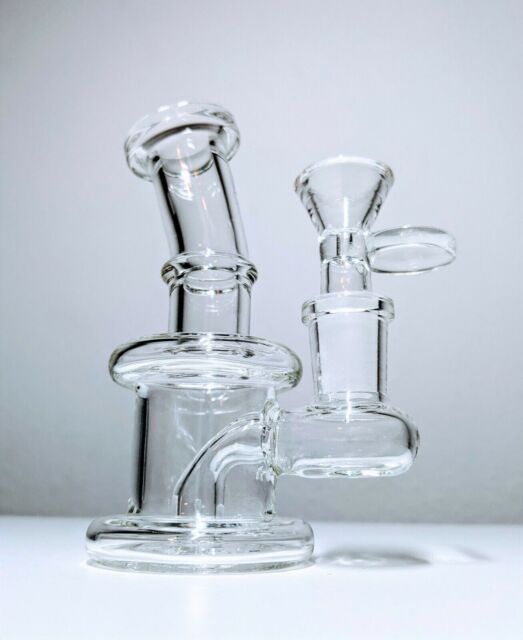 4" Mini Glass Bong Diffused Perc Premium Quality Water Pipe Hookah Bubbler 4" Mini Glass Bong Diffused Perc Premium Quality Water Pipe Hookah Bubbler