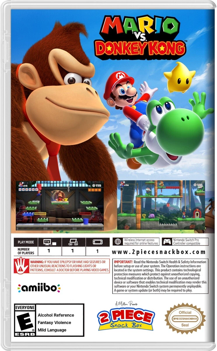 Mario vs. Donkey Kong (Holographic Cover Art Only) No Game Included