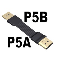 Standard DP to DP Male to Male Extension Adapter Cable Displayport DP1.4 Flat
