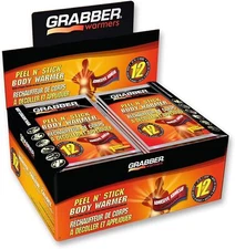 Grabber Warmers 12+ Hours Peel N' Stick Body Warmer, 40 Count, Tan 