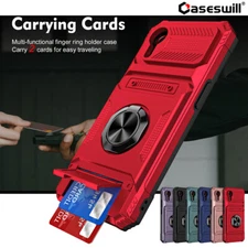 Caseswill For Samsung Galaxy Xcover 7 Shockproof Card Holder Wallet Case Cover