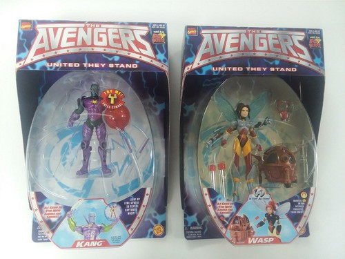 10x AVENGERS UNITED THEY STAND Figure & VEHICLE SET SEALED 1999 Toy Biz MIB Fox - Picture 2 of 11