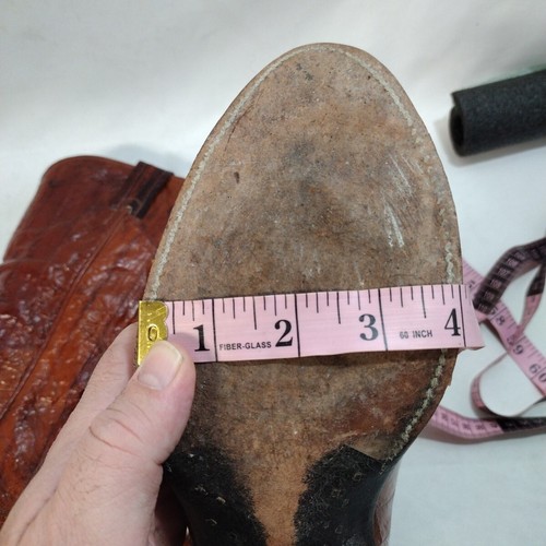 *LESEN Nocona Full Eel Western Cowboystiefel Herren Größe 8,5 D 9062 Cognac Braun - Bild 22 von 24