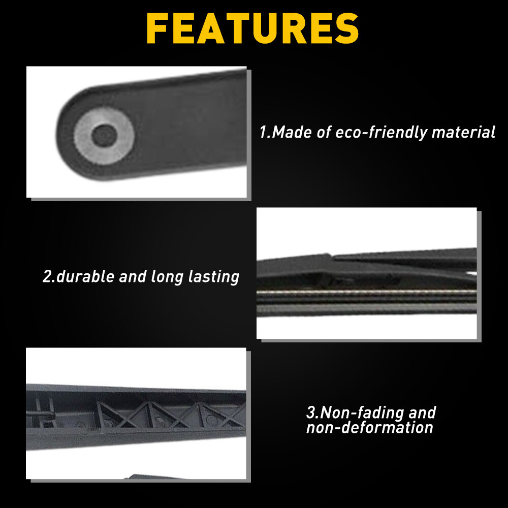 Apple - vias Rear Windshield Wiper Arm With Blade Set for Toyota Sienna