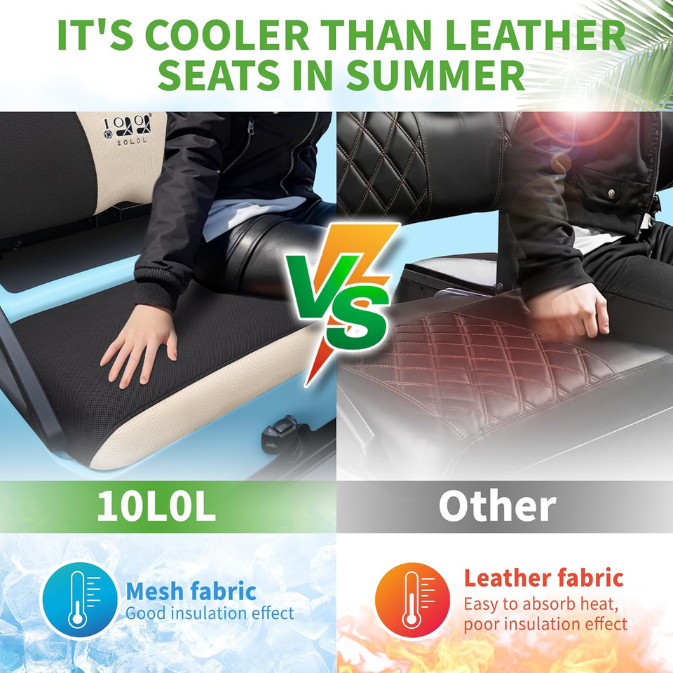 Yamaha Club Car Precedent Golf Cart Seat Covers Sandwich Material