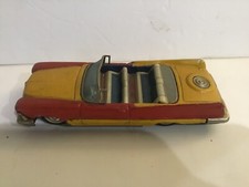 1960 BANDAI CHRYSLER CONVERTIBLE TIN FRICTION TOY CAR JAPAN No Box