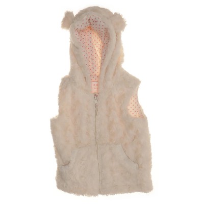 Nutmeg, Outdoor Weste, Mädchen, Größe: 98, Beige/Pink, Baumwolle/Polyester #iPg