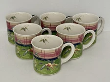 Set Of 6 Tracy Porter Stonehouse Farm Collection 16 oz Coffee Mugs