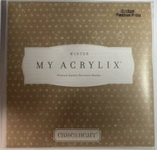 Close to My Heart My Acrylix Festive Frills Stamp Set Holiday, Wreath C1328