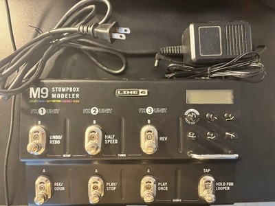 Line6 M9 Stomp Box Modeler Multi-Effects Guitar Effect Pedal Delay Reverb Junk
