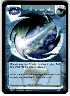 2001 Magi-Nation Duel: Special Deck Base Card #A4 C Shooting Star