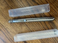County Comm Maratac Titanium Embassy Pen Geometric Pattern NEW