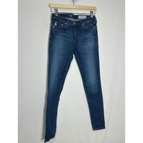 AG Adriano Goldschmied The Legging Super Skinny Jeans Dark Wash Blue Size 27R