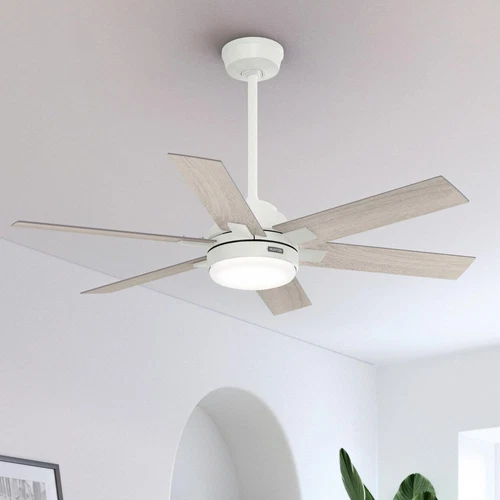 Hunter 52 Georgetown ENERGY STAR Ceiling Fan W/ LED Light, Remote - Contemporary - Picture 19 of 24