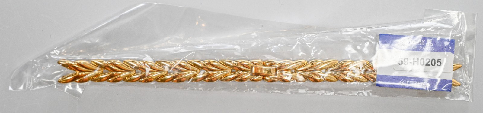 NOS Citizen Ladies Gold Tone 10mm Bracelet Band 59-H0205 Elegance Model Watches!