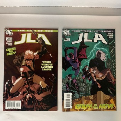 JLA #124 #125 2006 World Without Justice League Green Arrow Envy DC Comics